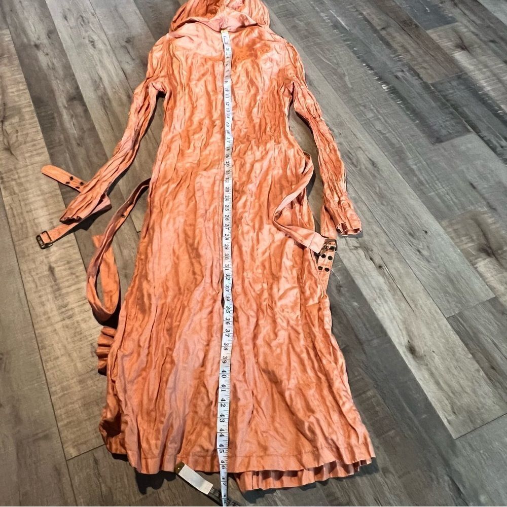 Peruvian connection long coral jacket size 6 - Picture 5 of 9